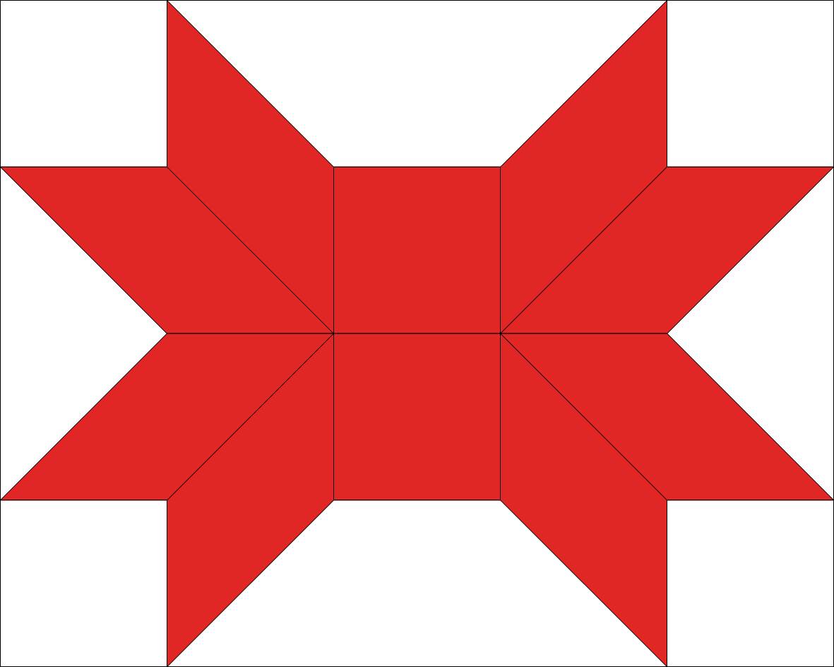 Anleitung - Bow Star Block - Block Nr. 61 - Nähanleitung