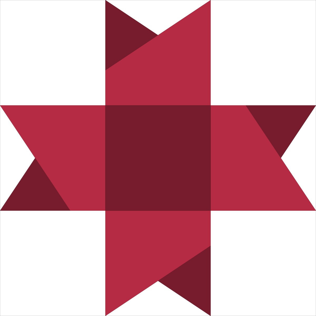 Anleitung - Nine Patch Star - Block Nr. 44 - Nähanleitung